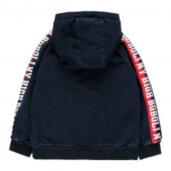 Детски ватиран суичър Boboli с деним ефект за момче - 503154-DARKBLUE - view 5
                  