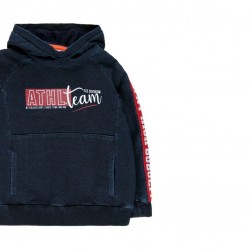 Детски ватиран суичър Boboli с деним ефект за момче - 503154-DARKBLUE - view 6
                  