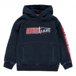Детски ватиран суичър Boboli с деним ефект за момче - 503154-DARKBLUE - view 10
                  