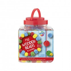 MARGELE LEMN MOXY, 375G, ÎN GALEȚĂ, ROȘU - 6606190011 - 6606190011 - view 1