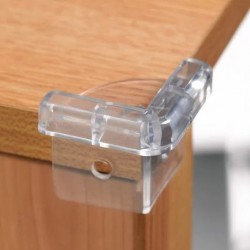 SET 4 PROTECTOARE PLASTIC TRANSPARENTE PENTRU COLTURI SI MARCHII DE SIGURANTA MOBILEI 1ST - SF.0072 - SF.0072 - view 1