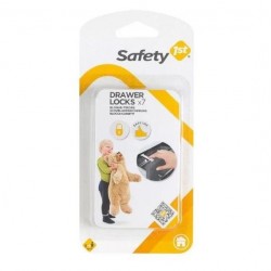 Устройство за заключване на чекмедже или вратички на шкафове SAFETY 1st, 7бр. в опаковка - SF.0036 - view 3
                  