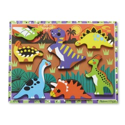 PUZZLE DIN LEMN MELISSA AND DOUG - DINOZURI - 13747 - 13747 - view 1