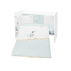 Бебешки спален комплект 6 части 70/140 Kikka Boo Stripy Friends - 41101060141 - view 1
                  