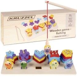 SORTATOR EDUCATIV DIN LEMN KRUZZEL - PESCUIT - KRU22565 - KRU22565 - view 1