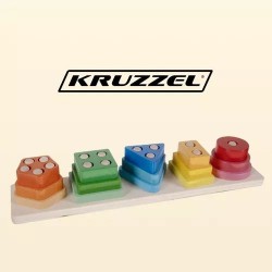 Дървен образователен сортер Kruzzel - KRU22492 - view 5
                  