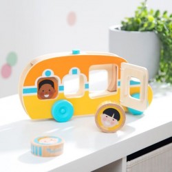 MELISSA AND DOUG GO TOTS WOODEN BUS - 000772307383 - 000772307383 - view 1