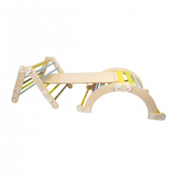 Дървена дъга за катерене Small Foot, 108х67х45cm - 6704030014 - view 4
                  