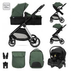 cărucior pentru bebelusi LORELLI ASPEN 3B1 CU SAC TRANSFORMANT VERDE - 10022022512 - 10022022512 - view 1