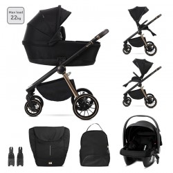 CARUUT BEBELULI LORELLI BIANCA 3B1 CU SAZ NEGRU - 10022012501 - 10022012501 - view 1