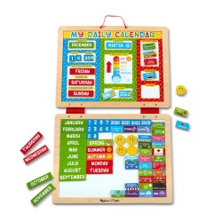PRIMUL MEU CALENDAR MAGNETIC DIN LEMN ÎN ENGLEZĂ MELISSA & DOUG - 19253 - 19253 - view 1