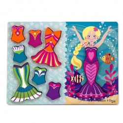 MELISSA AND DOUG PUZZLE DIN LEMN - HAINE DE SIRENĂ - 000772190237 - 000772190237 - view 1