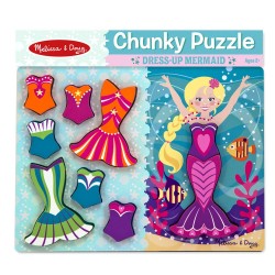 Дървен пъзел Melissa and Doug - Дрехи за русалка - 000772190237 - view 3
                  