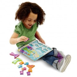 Дървен пъзел Melissa and Doug - Дрехи за русалка - 000772190237 - view 4
                  
