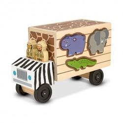 CAMION DIN LEMN ANIMALE MELISSA AND DOUG - 000772151801 - 000772151801 - view 1