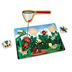 PUZZLE DE LEMN MELISSA&DOUG CAPACĂ MAGNETICĂ BUG - 000772137799 - 000772137799 - view 1