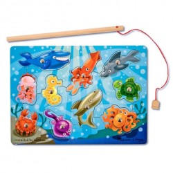 PUZZLE DIN LEMN UNDIȚA MAGNETICA MELISSA AND DOUG - 000772137782 - 000772137782 - view 1