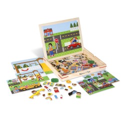 MELISSA & DOUG JOC MAGNETIC DE LEMN CU SITUAȚII - 19918 - 19918 - view 1