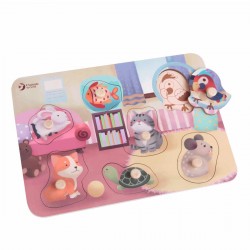 PUZZLE DIN LEMN - ANIMALE DE CASA - CW54310 - CW54310 - view 1