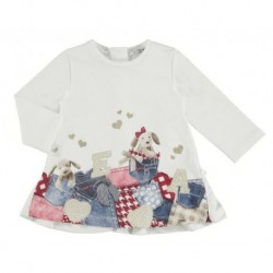 ROCHIE DE COPII PRIMARIA CU MANECA LUNGA PENTRU BEBE - 2934-062 - 2934-062 - view 1