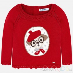 PULLOR DE COPII CU CAINE PENTRU BEBE - 2332-038 - 2332-038 - view 1