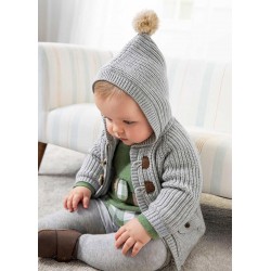 PULLOR BEBE PRIMAR CU NASTORI PENTRU BAIAT - 2367-041 - 2367-041 - view 1