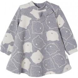 ROCHIE DE COPII CU MANECA LUNGA PENTRU BEBE - 2952-025 - 2952-025 - view 1