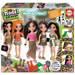 KIT CREATIV EDUCA MODEL PĂPUȘI DESIGN - MOTIVE ANIMALE - EDU20098 - EDU20098 - view 1