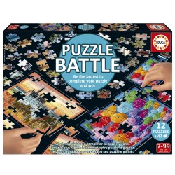 EDUCA BATTLE PUZZLE, 12X42 BUC., TRAVEL - EDU20121 - EDU20121 - view 1
