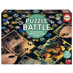 EDUCA BATTLE PUZZLE, 12X42 BUC., NATURA - EDU20119 - EDU20119 - view 1