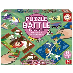 PUZZLE BATTLES EDUCA, 16X9 BUC., BASTE - EDU20117 - EDU20117 - view 1