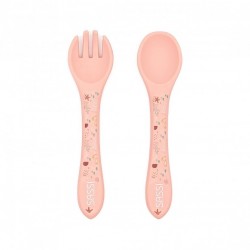 SET SILICON SASSI DE MANCANCAT, FURCULITĂ ȘI LINGURĂ, CARACATĂ - SSSI0917 - SSSI0917 - view 1
