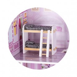 Детска дървена къща за кукли Chipolino в комплект с 13бр. мебели - DIWH02407627 - view 5
                  