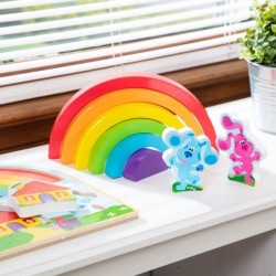 Дървен пъзел Melissa and Doug Blue's Clues & You! Дъга, 9 части - 000772330084 - view 4
                  