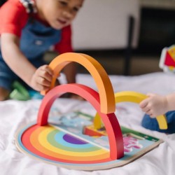 Дървен пъзел Melissa and Doug Blue's Clues & You! Дъга, 9 части - 000772330084 - view 5
                  