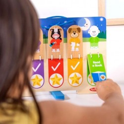 Дървена таблица за игра Melissa and Doug, My Daily Routines - 000772501798 - view 6
                  
