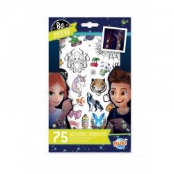KIT DE TATUAJ TEMPORAR GLOW IN THE DARK TATOOS BUKI FRANCE - BKTA008 - BKTA008 - view 1