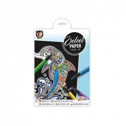 KIT DE COLORARE MOXY PE HÂRTIE VELVET - DELFIN - 1535220010 - 1535220010 - view 1