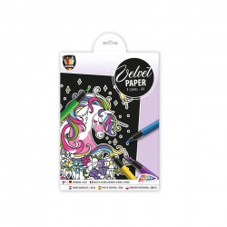 KIT DE COLORARE MOXY PE HÂRTIE VELVET - UNICORN - 1535220013 - 1535220013 - view 1