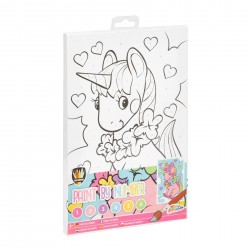 KIT VOPSETE MOXY UNICORN CU NUMERE, 29,7 X 19,5 CM - 6605260304 - 6605260304 - view 1