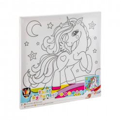 KIT VOPSEA MOXY UNICORN CU NUMERE, CU 6 VOPSELE SI 2 PERIE - 6605330006 - 6605330006 - view 1