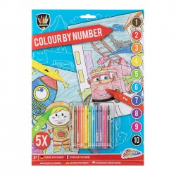 KIT VOPSEA LA NUMERE MOXY BOYS, A4, 5 FOI, CU CRIOAURI INCLUSE - 6605330008 - 6605330008 - view 1