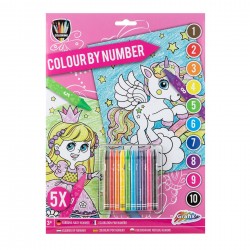 KIT PICTURA MOXY LA NUMERE FETE, A4, 5 FOI, CU CRIOAURI INCLUSE - 6605330009 - 6605330009 - view 1
