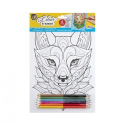 DESEN MOXY CU NUMERE ANIMALE, A4, CU 6 CRIOANE, 6 FOI - 6605330036 - 6605330036 - view 1