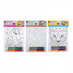 DESEN MOXY CU NUMERE, ASORTAT, A4, CU 6 CRIOANE, 6 FOI, 48 BUC - 6605330038 - 6605330038 - view 1