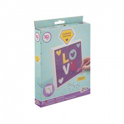 PICTURA MOXY CU MIRGELE LOVE, CU RAMA INCLUSA, 15 X 15 CM - 6605330048 - 6605330048 - view 1