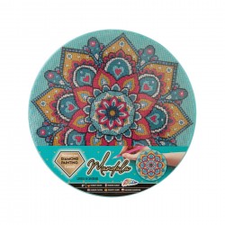 PÂNZĂ MOXY PENTRU POPGRĂ CU MÂRGELE MANDALA, CERCUL, VERDE - 6605330061 - 6605330061 - view 1