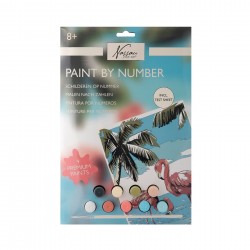 VOPSEA NASSAU CU NUMERE PE CARTON - FLAMINGO, 33,5 X 23,8 CM - 6605330070 - 6605330070 - view 1