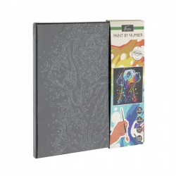 KIT VOPSEA MOXY CU NUMERE CAINE, PE PANZA NEGRA, 30 X 30 CM - 6605330233 - 6605330233 - view 1
