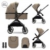CARUUT COMBINAT PENTRU COPII LORELLI REYA 2B1 CU COS PENTRU NOI-NASCUTI BEJ - 10022072507
